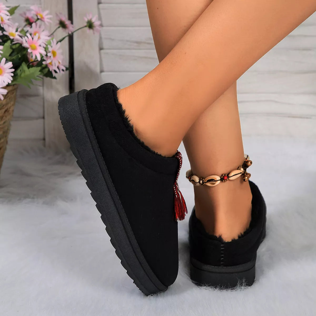 Round Toe Platform Slippers — view 19