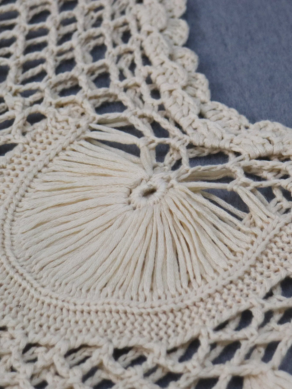 Crochet Fringe Beach Cover-Up — view 22