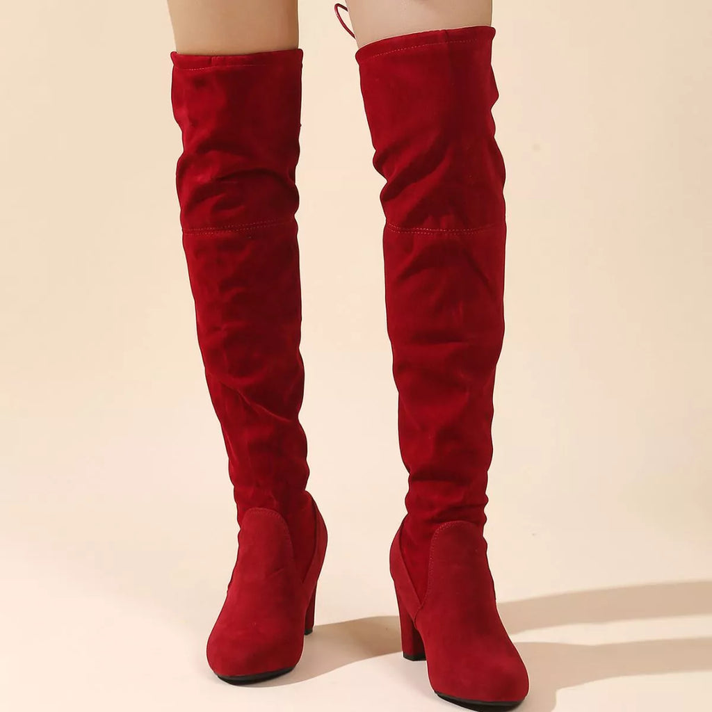 Over-the-Knee High Heel Boots — view 12