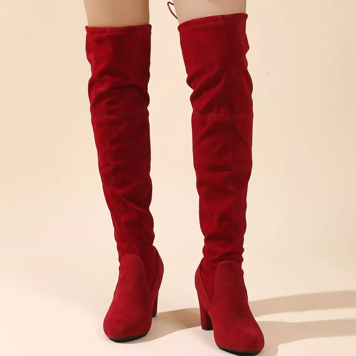 Over-the-Knee High Heel Boots — view 12