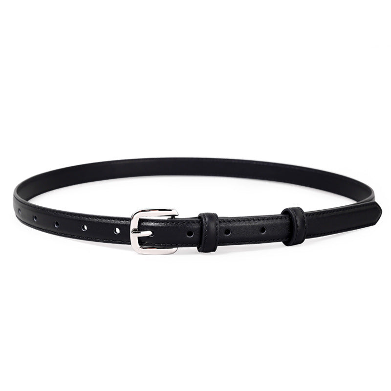 Skinny Classic Silver Belt — view 2