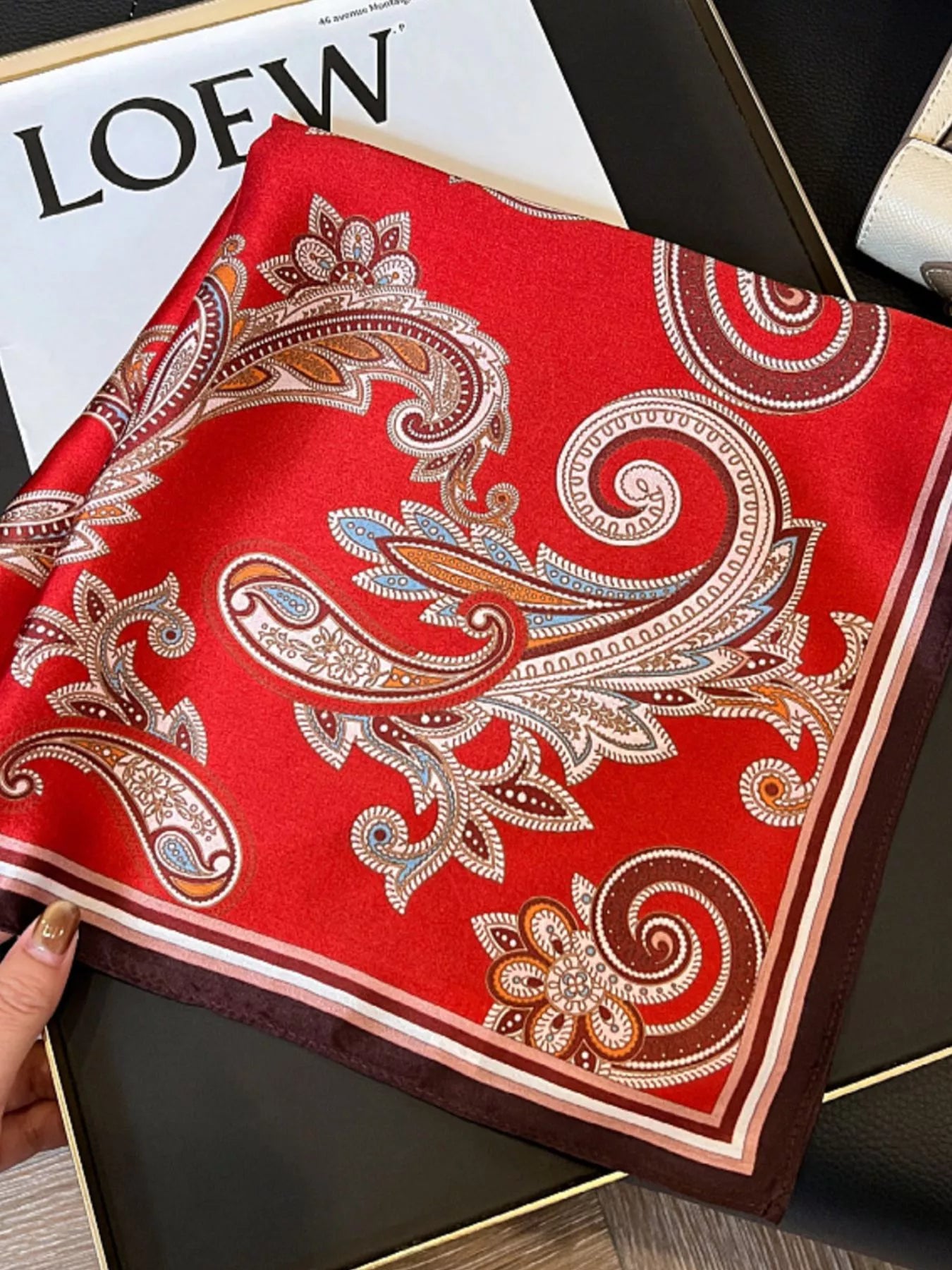 Vintage Paisley Scarf — view 4