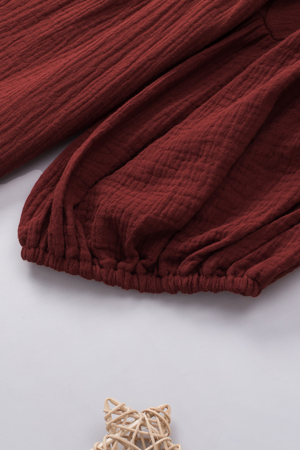 Dropped Shoulder V-Neck Blouse — view 25