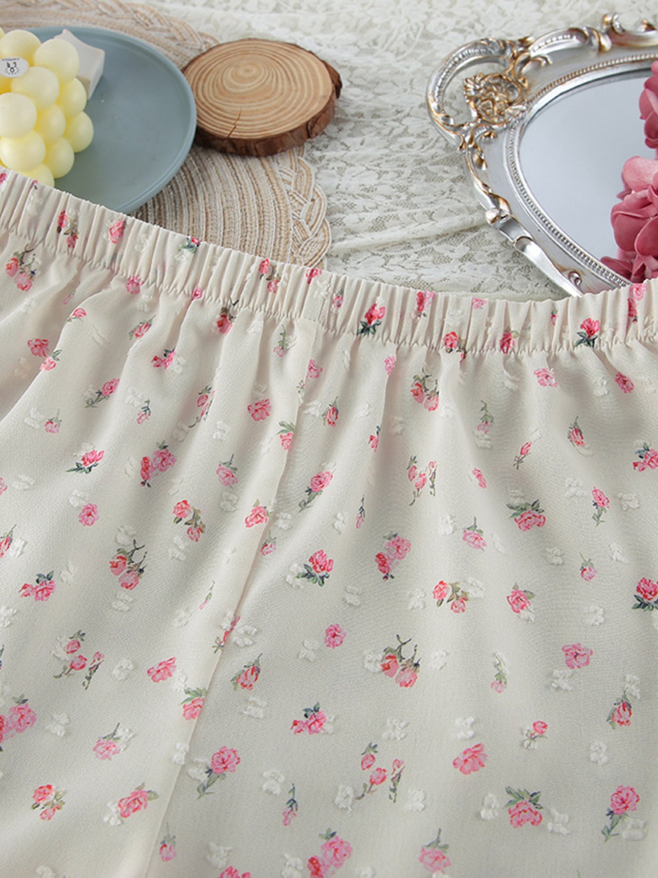 Floral Lace Cami & Shorts Set — view 11