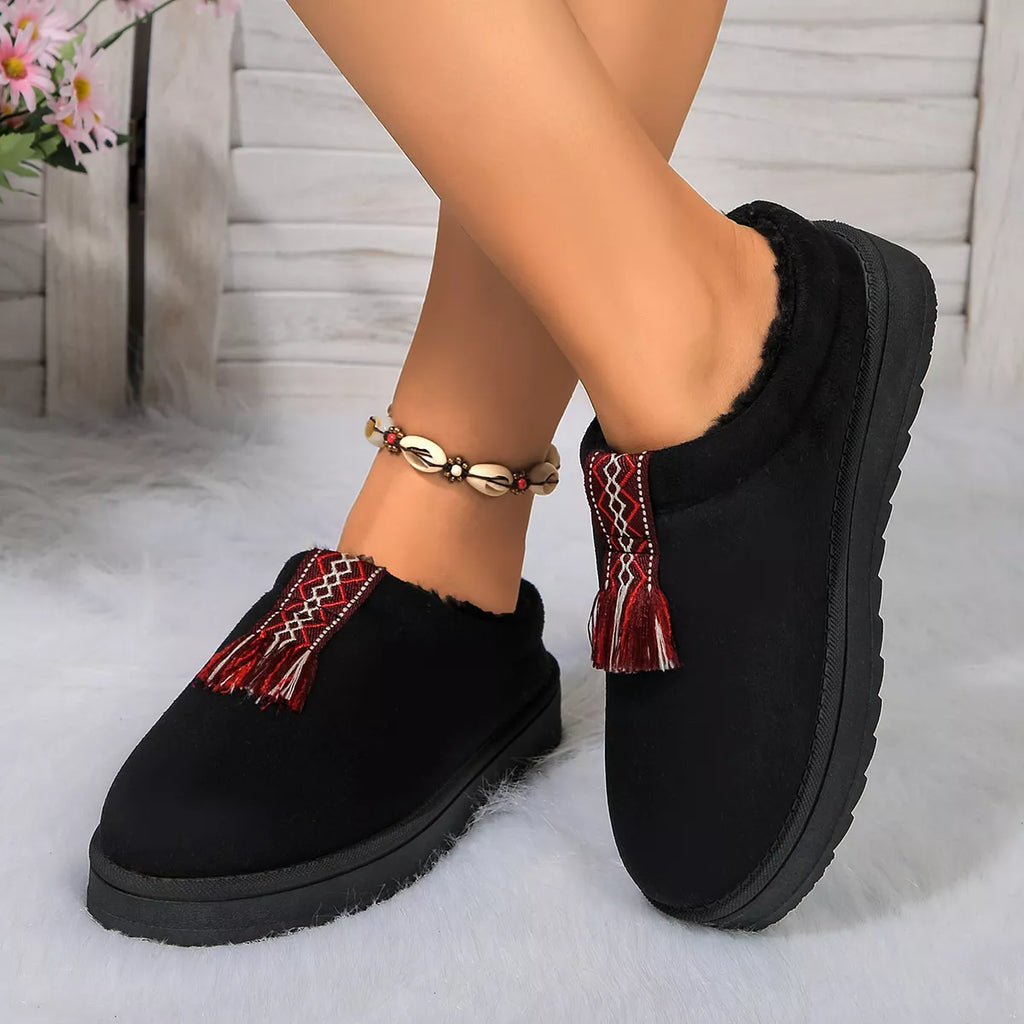 Round Toe Platform Slippers — view 15