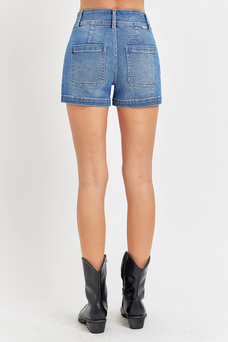 RISEN Patched Pocket Shorts — view 4