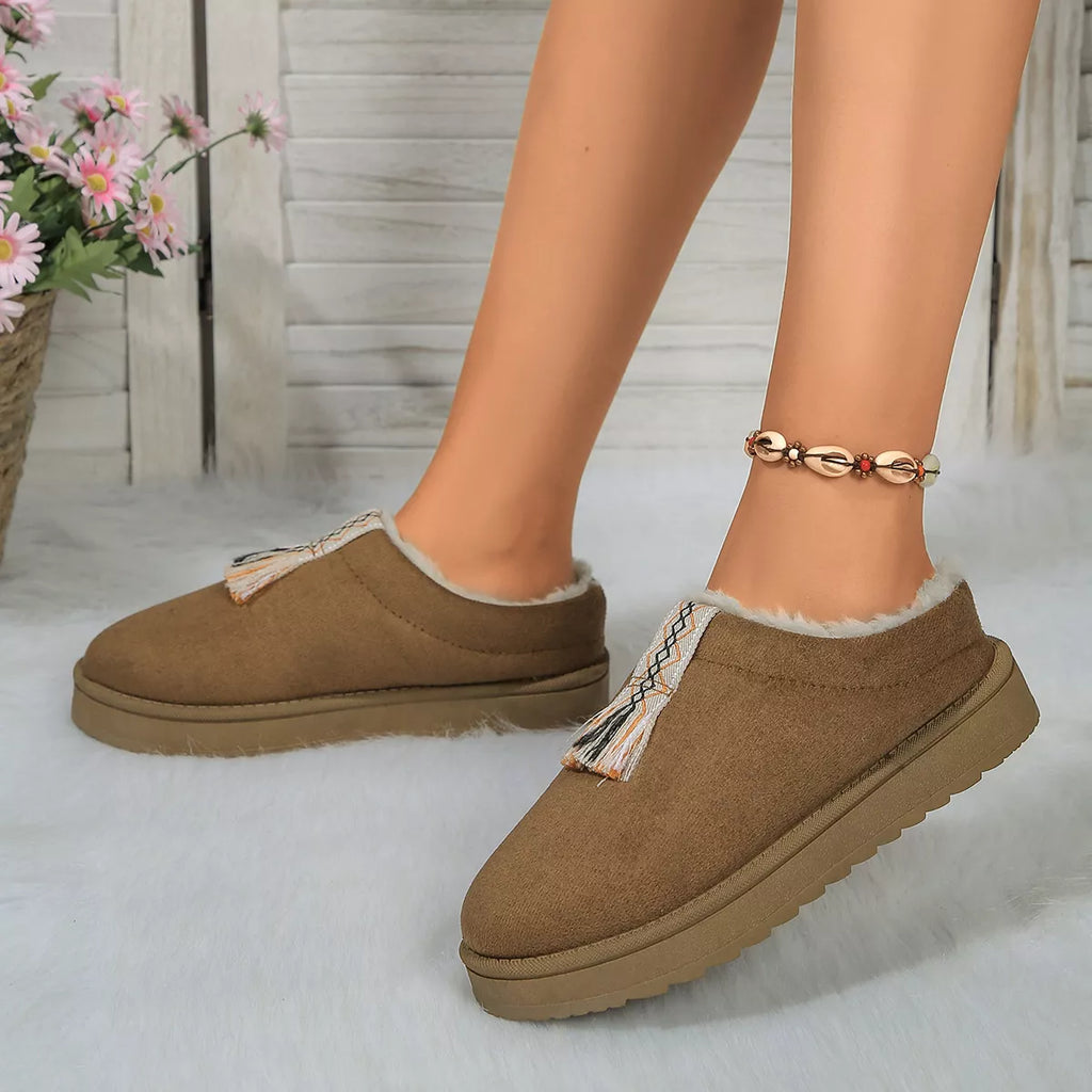 Round Toe Platform Slippers — view 11