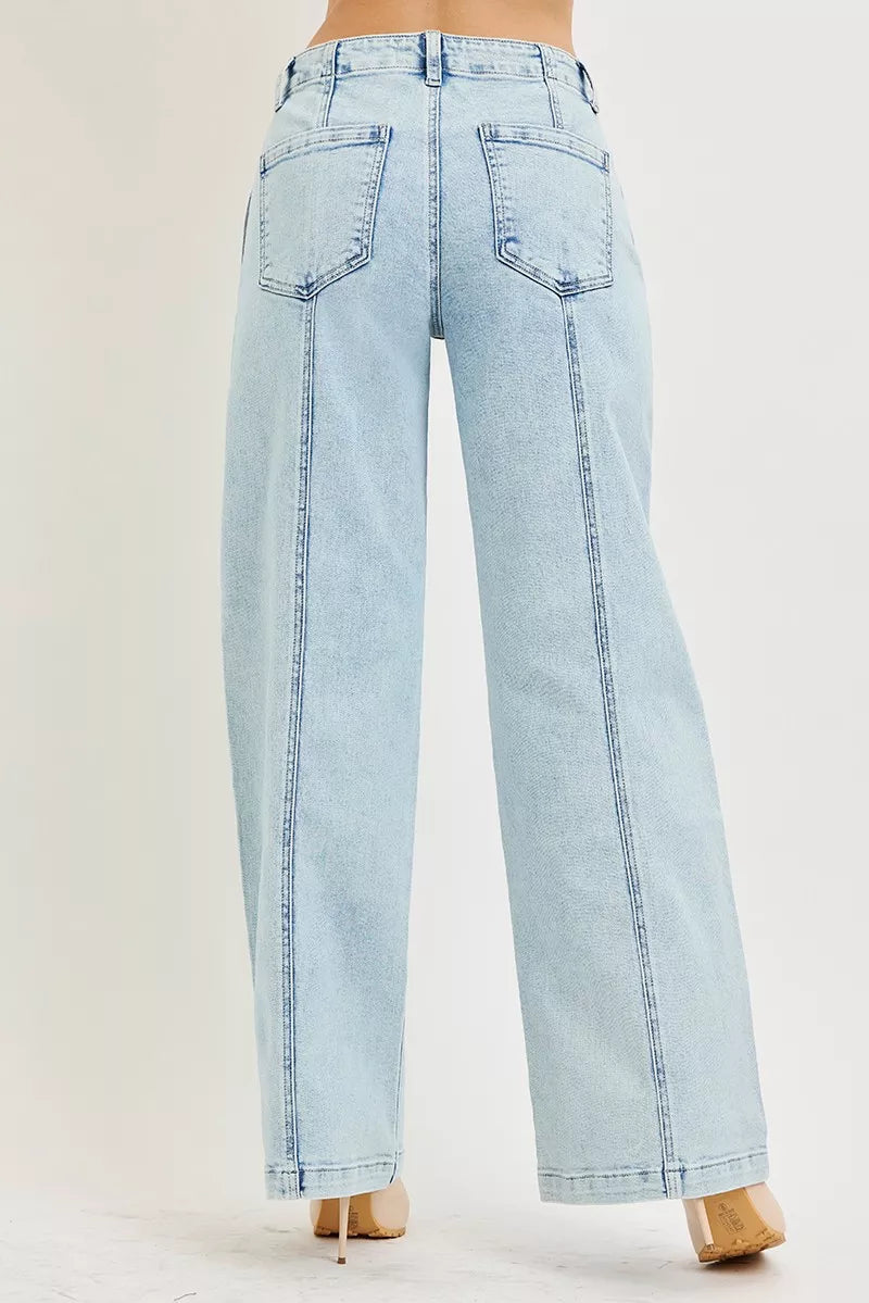 Slouchy Wide Leg Jeans — view 3