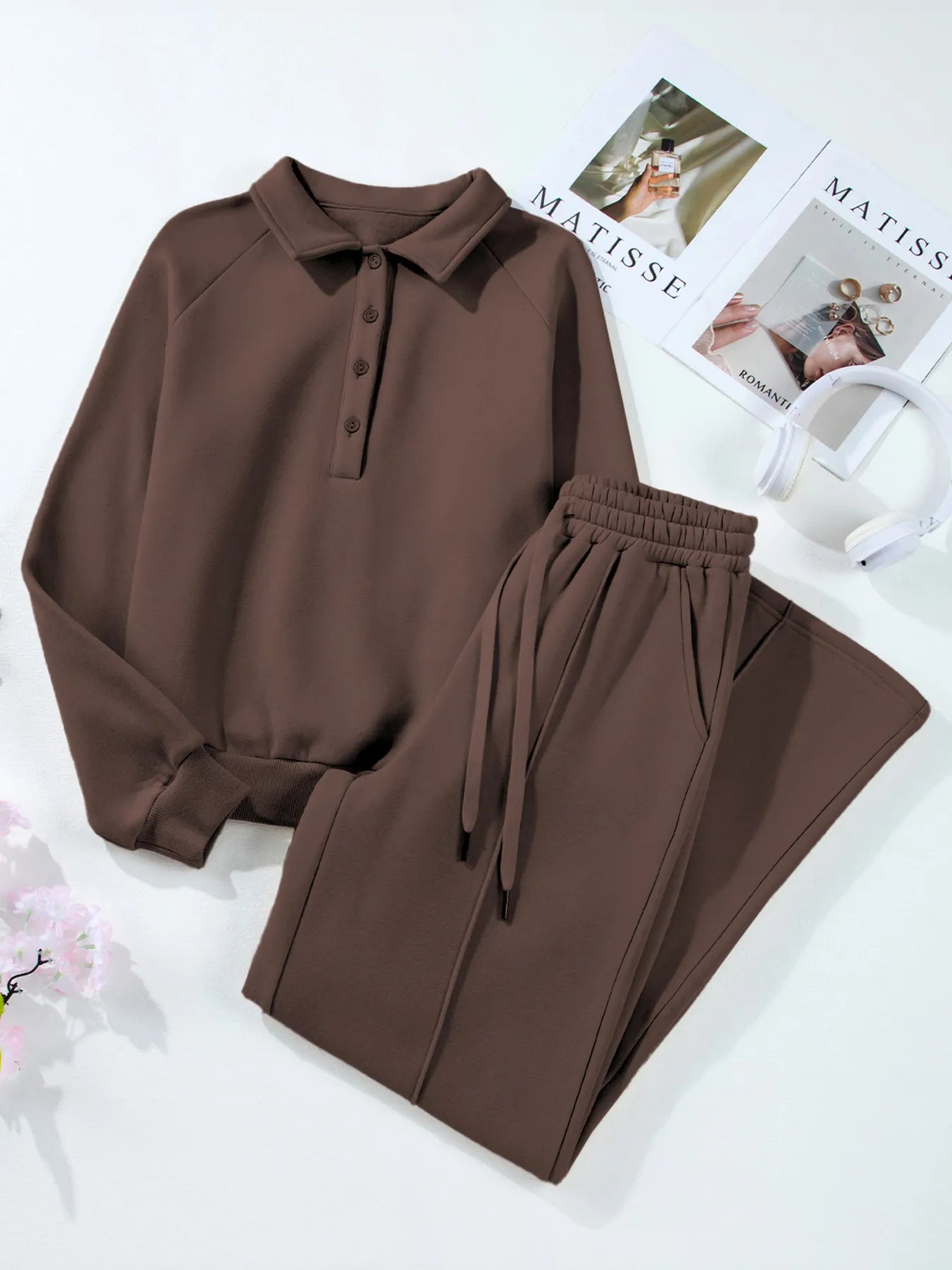 Collared Sweatshirt Set — view 12