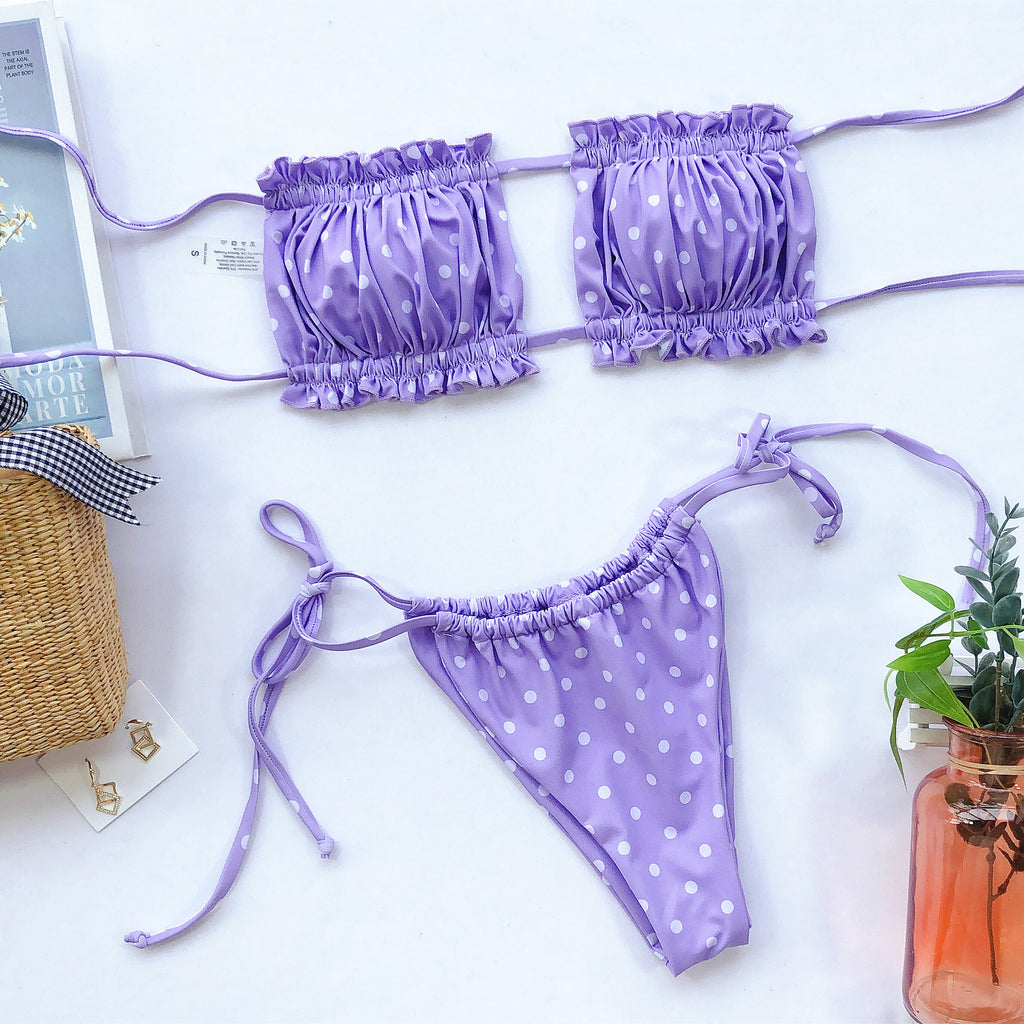 Frill Ruched Bikini — view 3