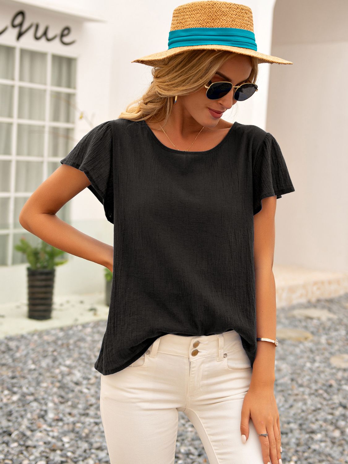 Cutout Tie Back Top — view 5