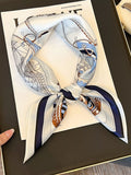 Nautical Silk Scarf