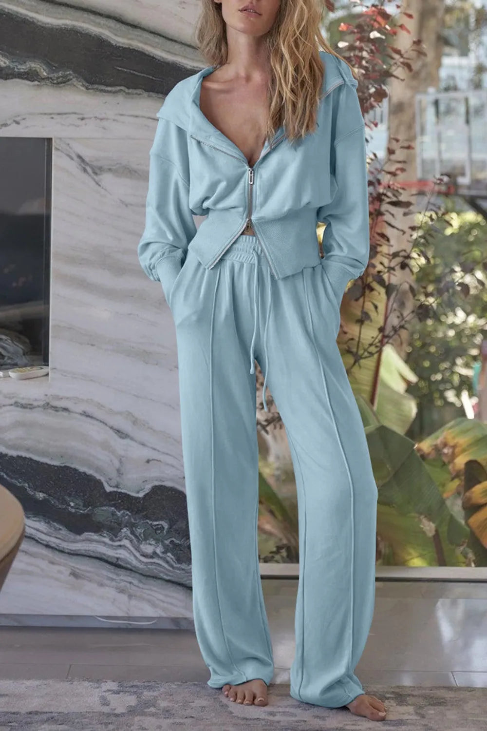 Zip-Up Hoodie Set — view 12
