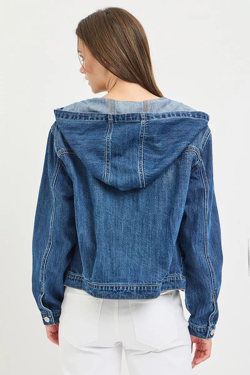 RISEN Hoodie Denim Jacket — view 3