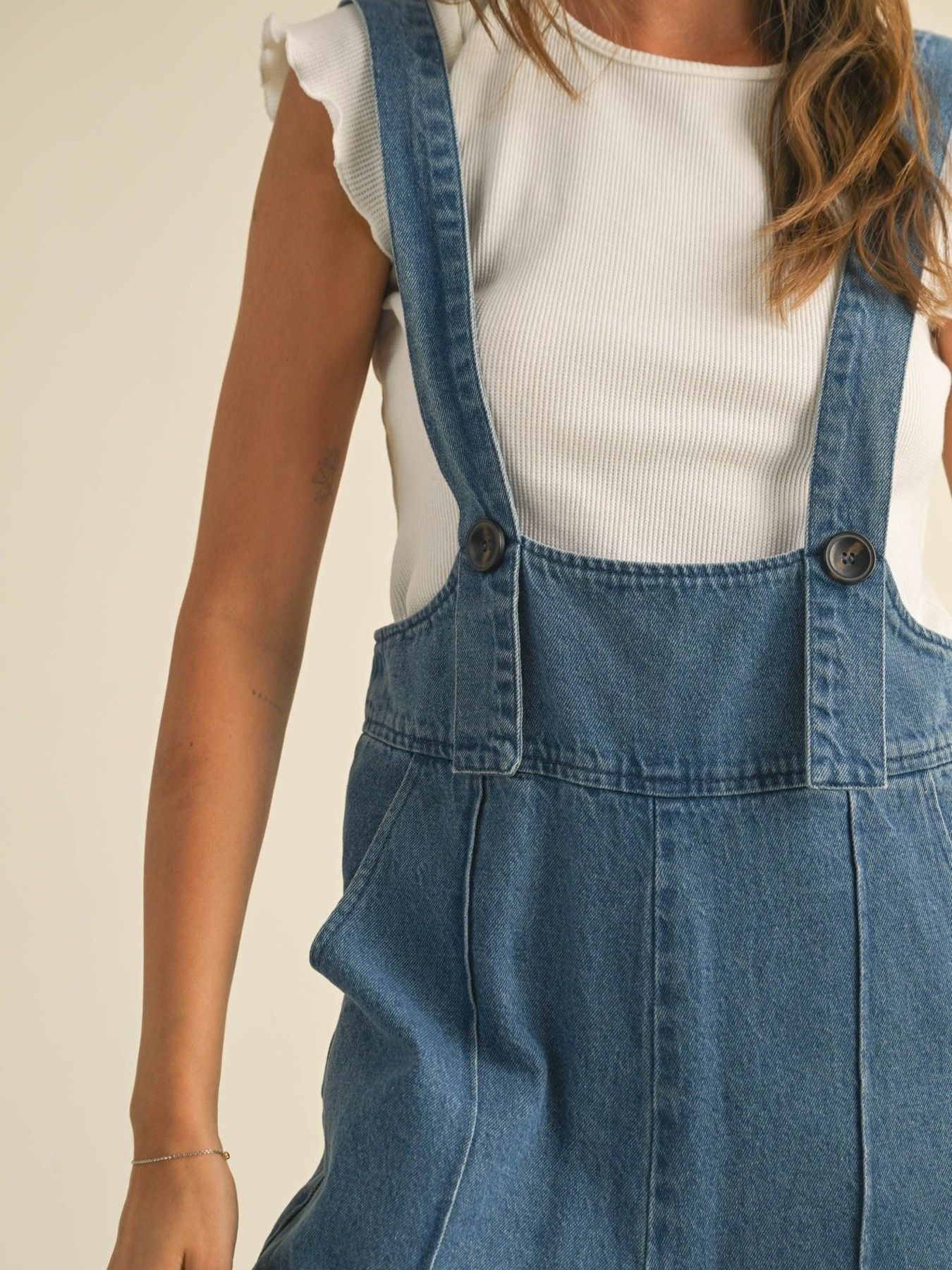 Vintage Wide Leg Overalls — view 5