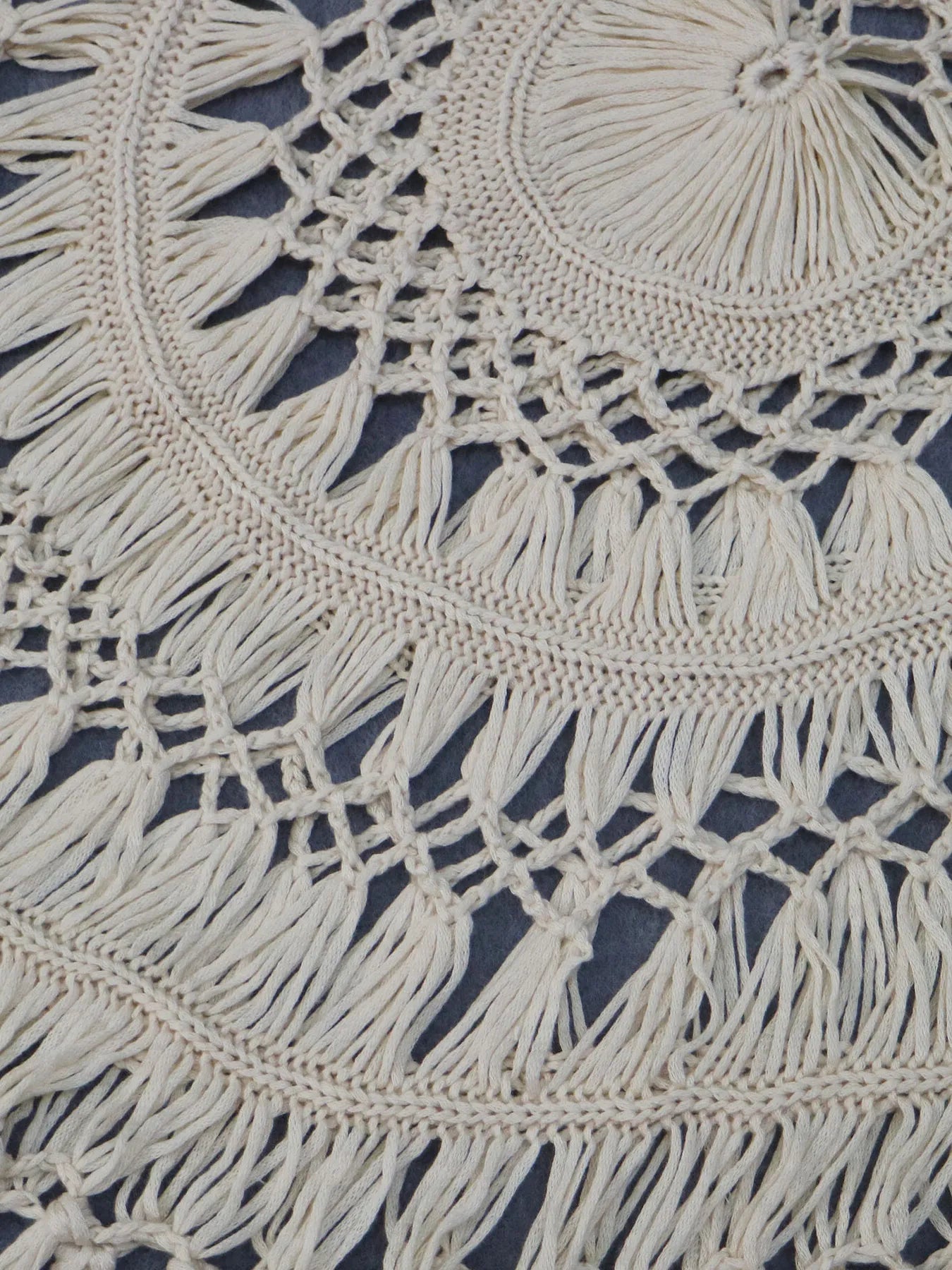 Crochet Fringe Beach Cover-Up — view 23