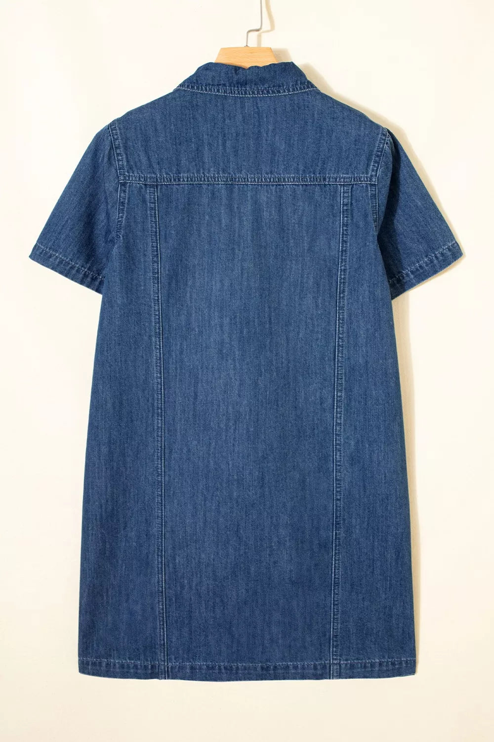 Zip-Up Shift Mini Dress — view 5