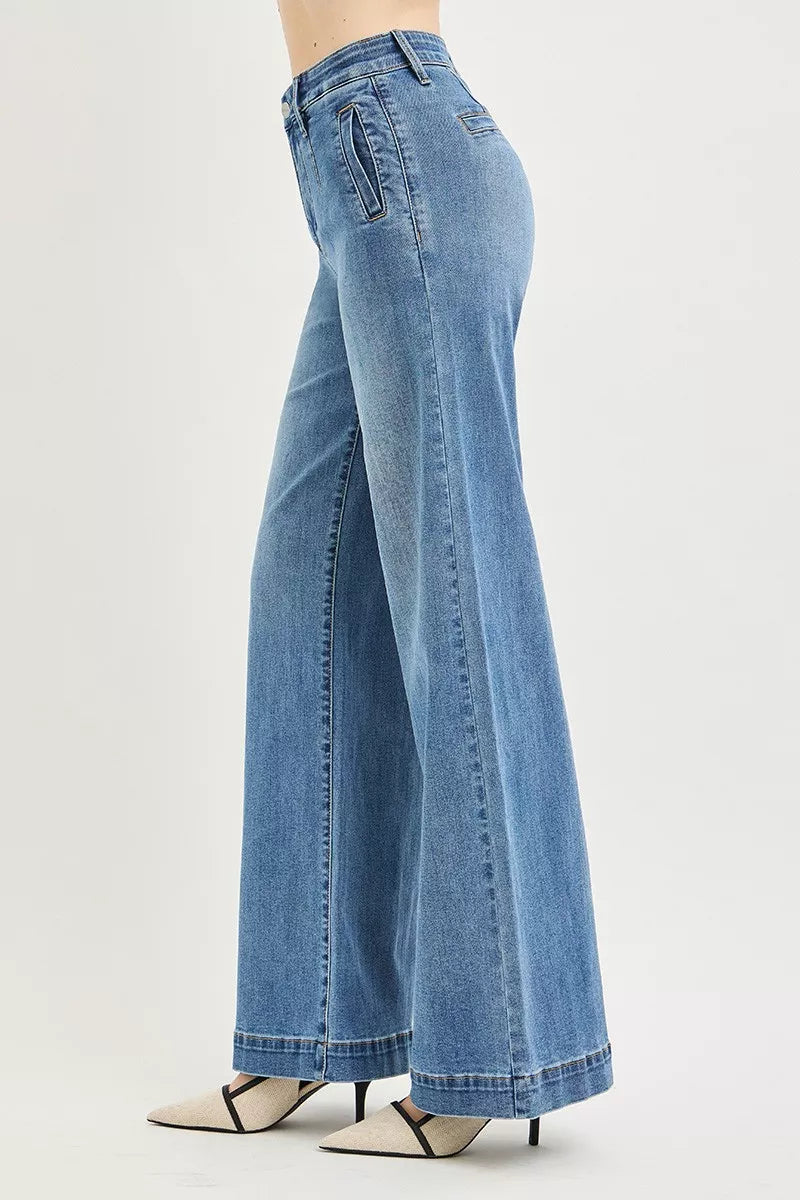 Elastic Tummy Control Jeans — view 4