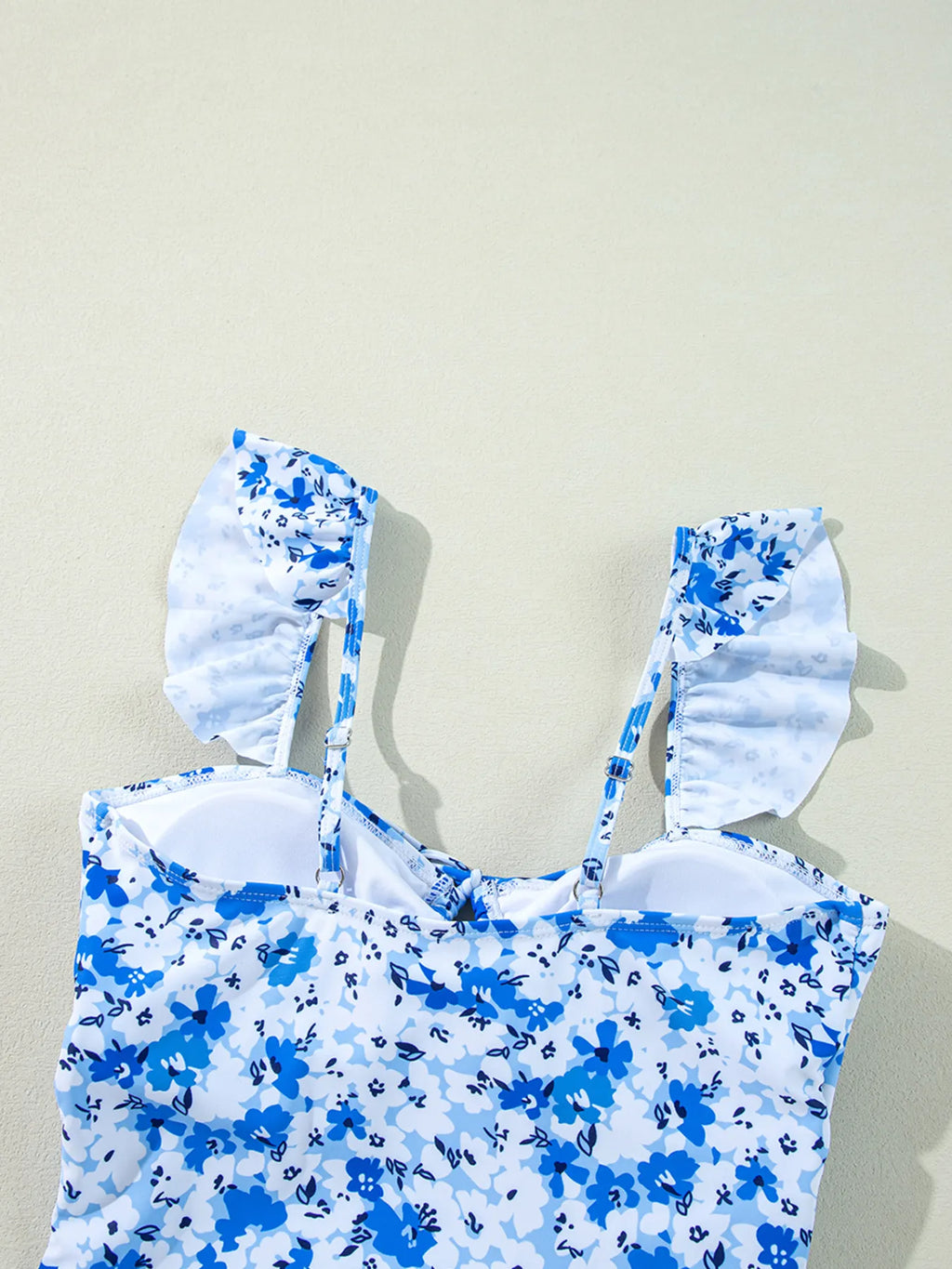 Floral Hollow Out One-Piece — view 9
