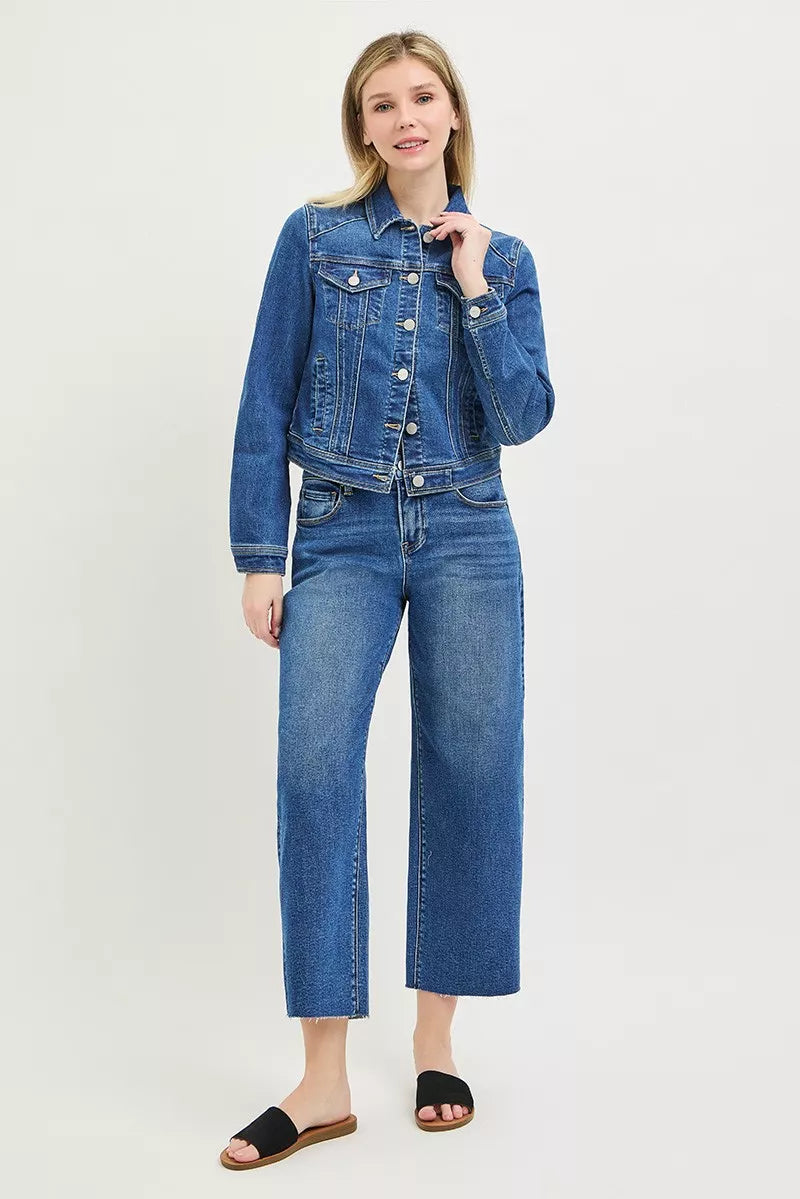 RISEN Fitted Denim Jacket — view 6