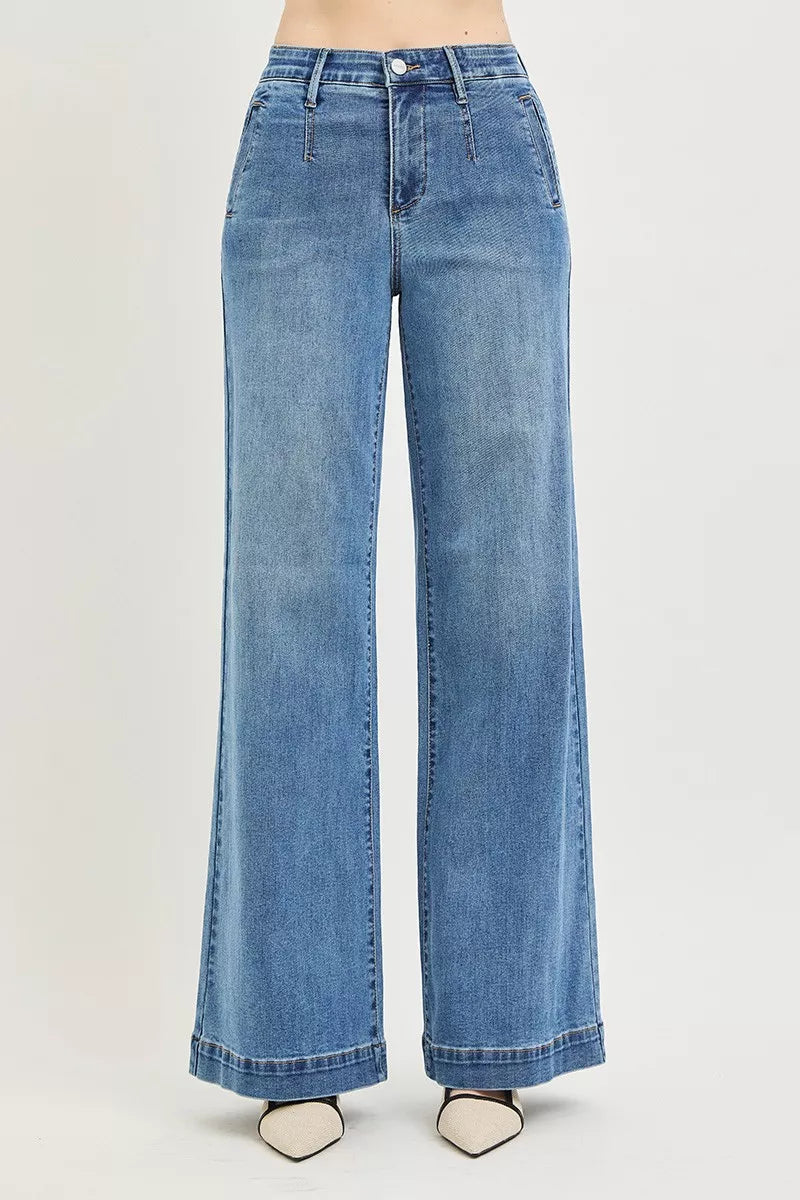 Elastic Tummy Control Jeans — view 3