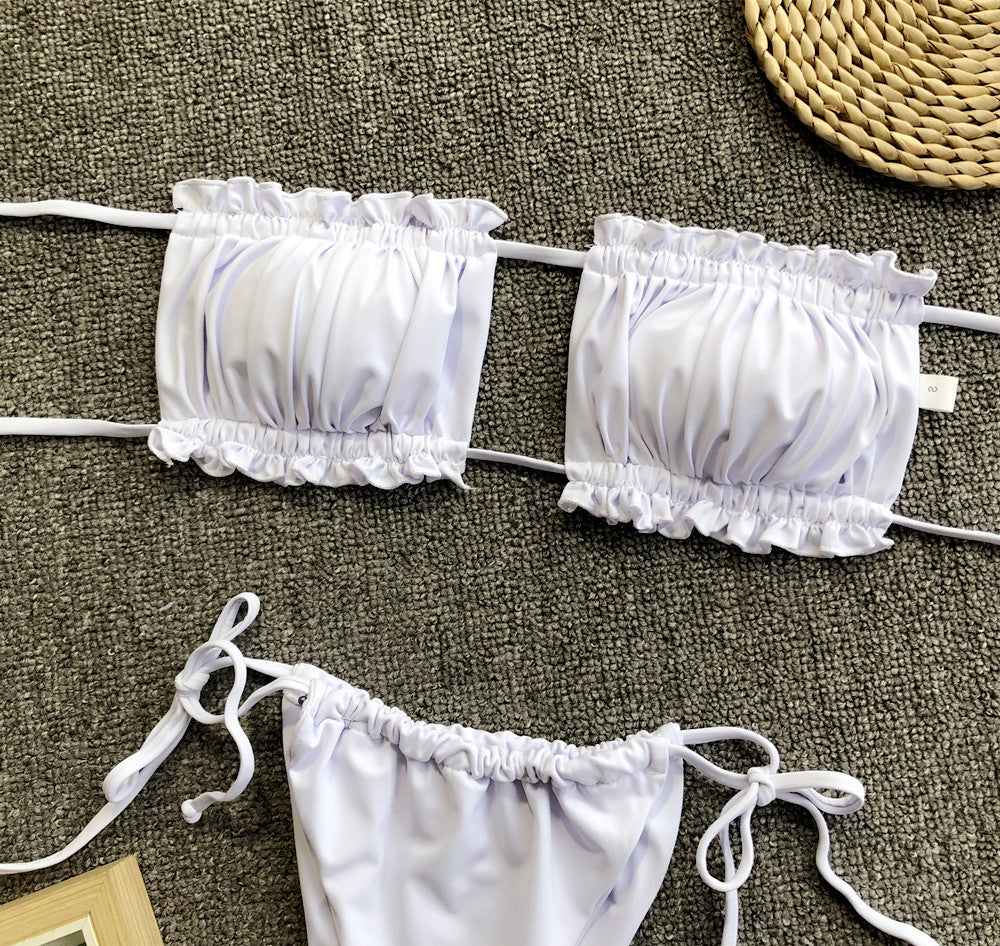 Frill Ruched Bikini — view 12