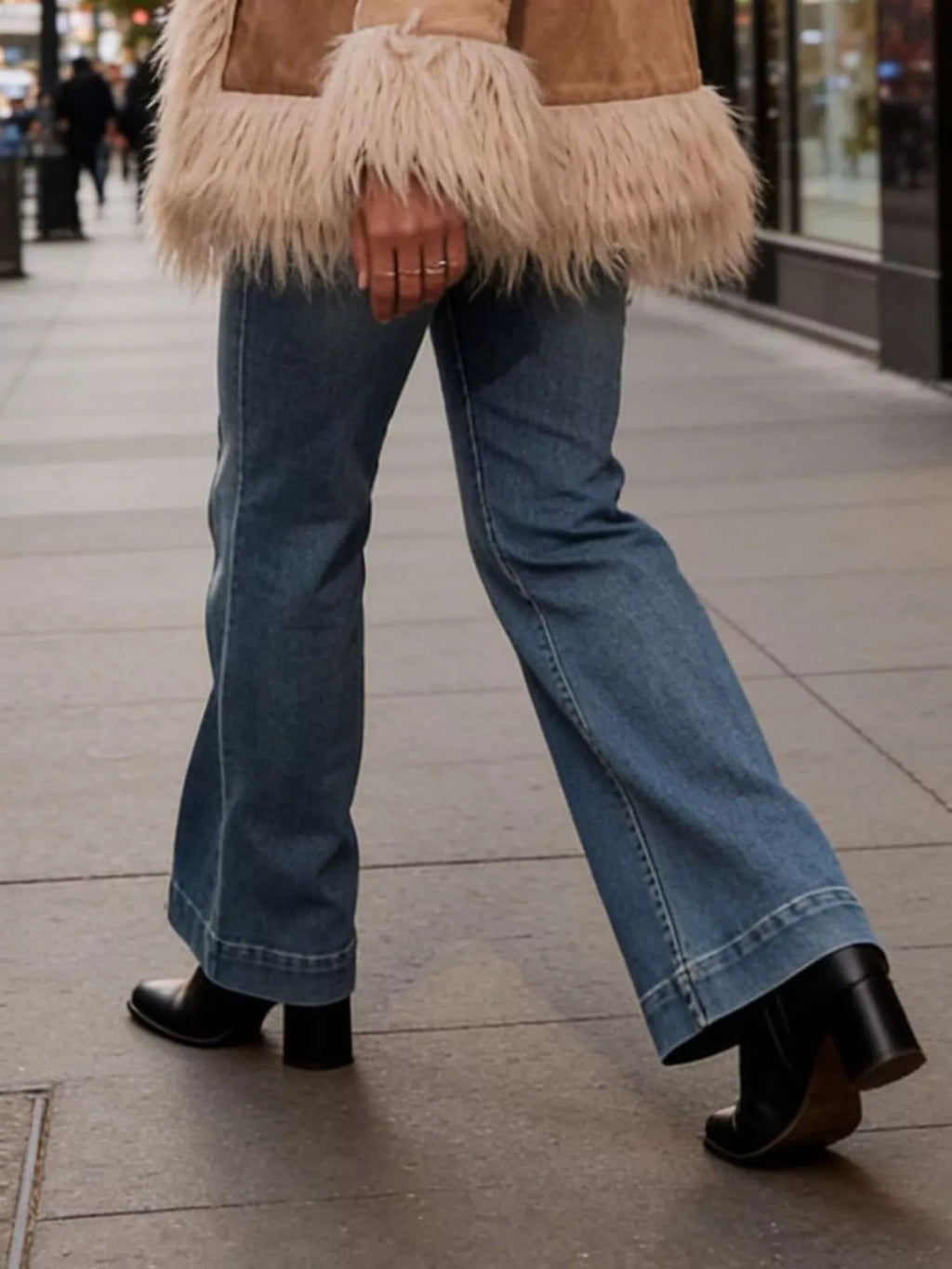 High Waist Flare Jeans — view 6