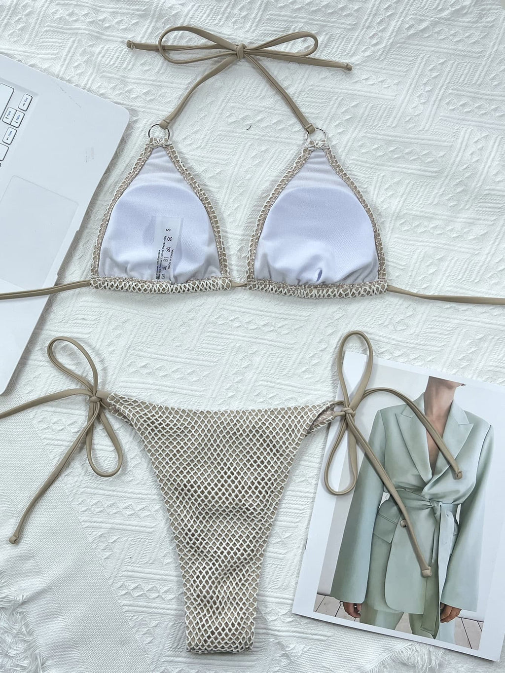Halter Tie-Back Bikini — view 4
