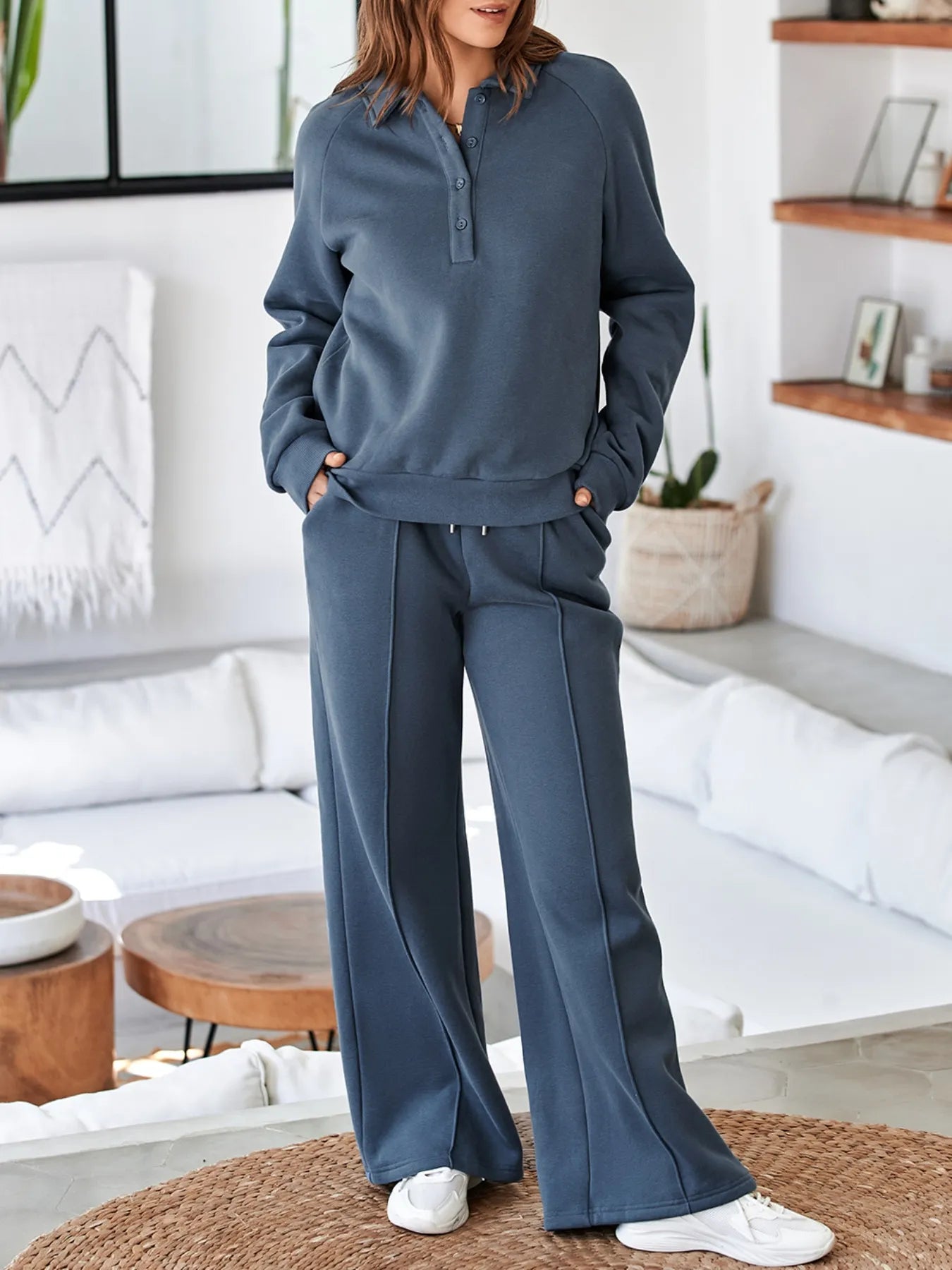 Collared Sweatshirt Set — view 17