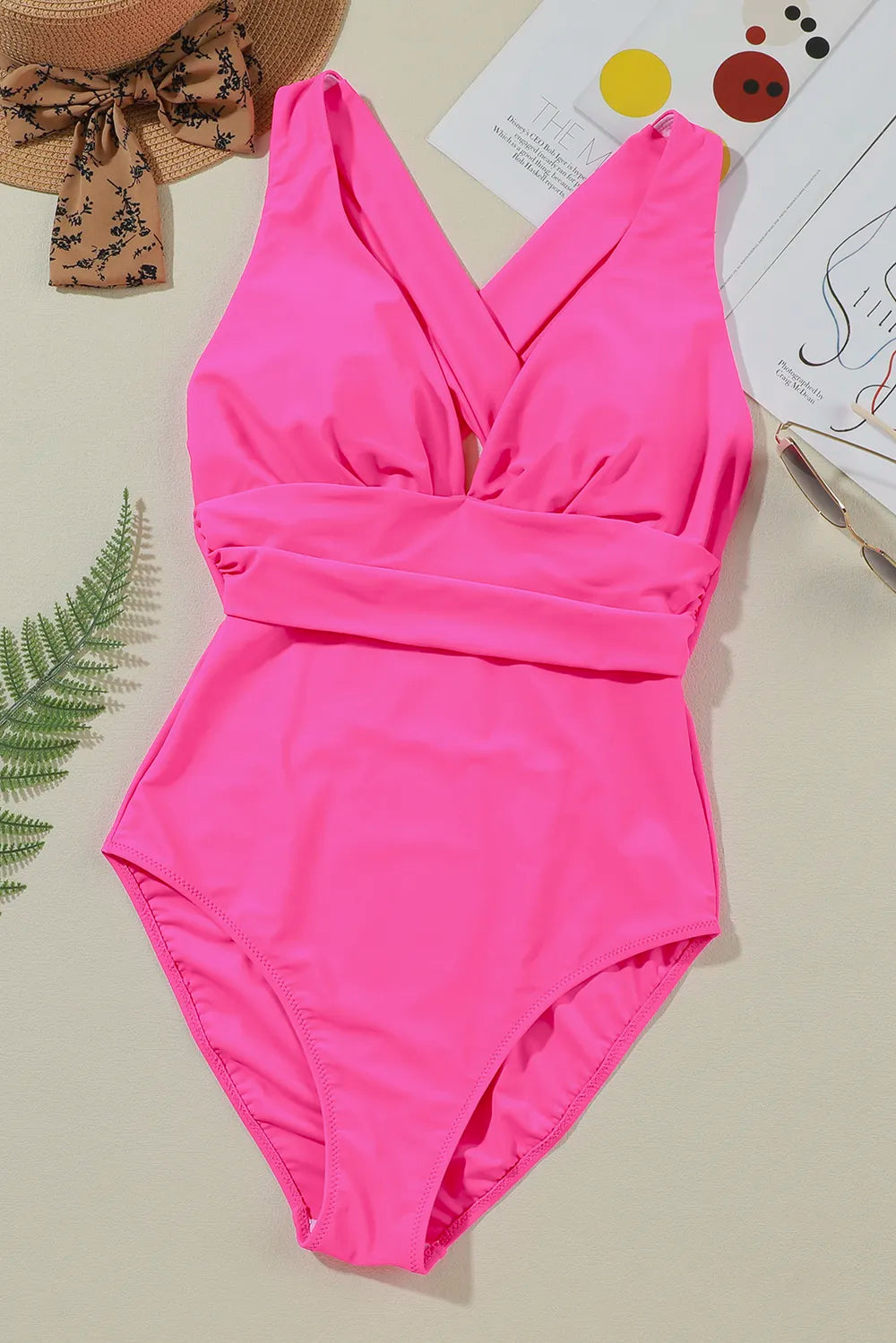 Crisscross Wide Strap One-Piece — view 4