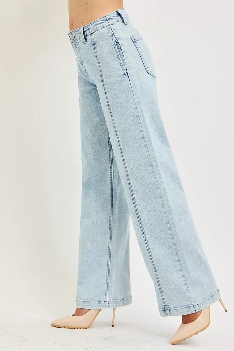 Slouchy Wide Leg Jeans — view 4