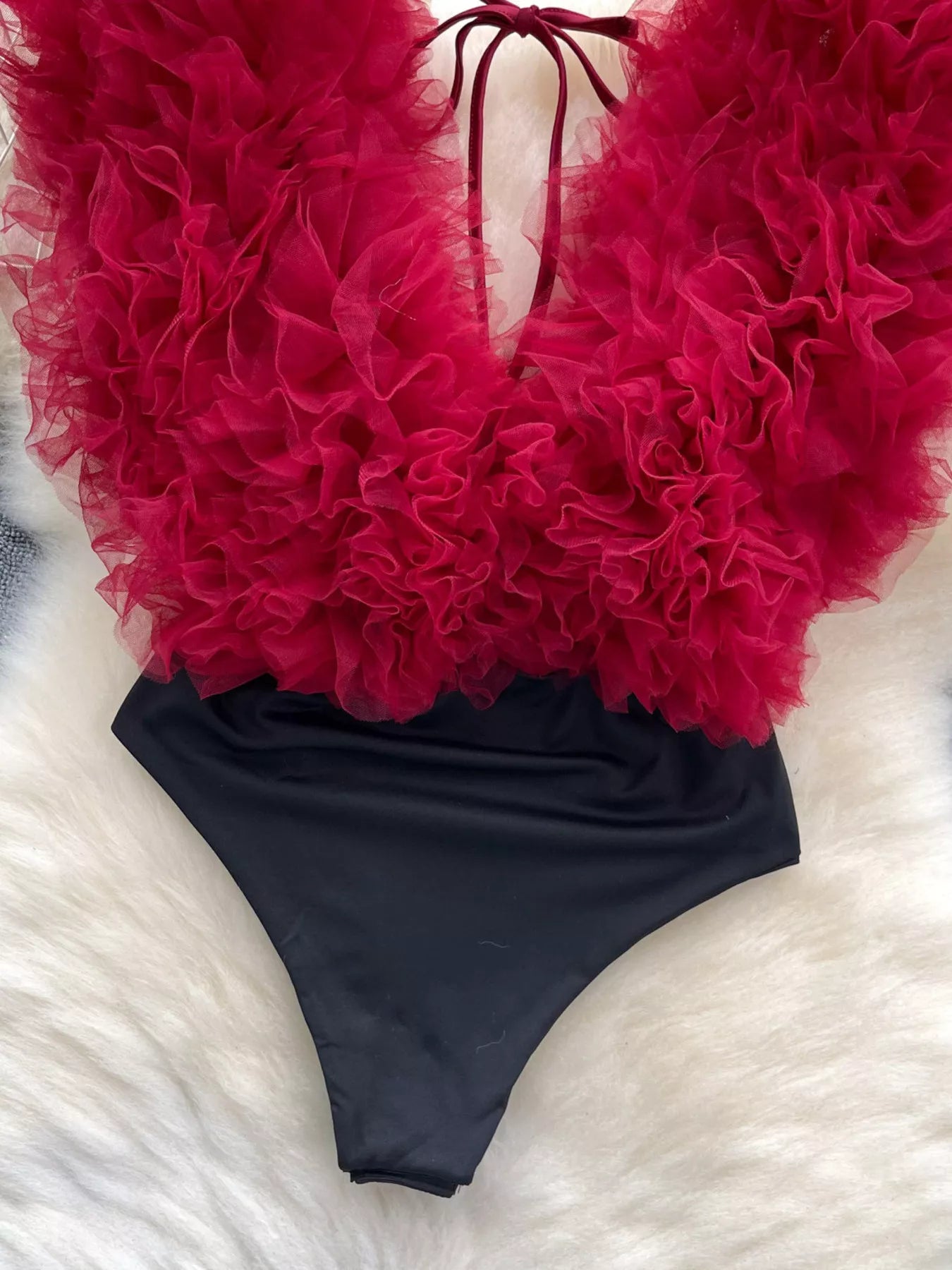 Ruffle Trim Bodysuit — view 22