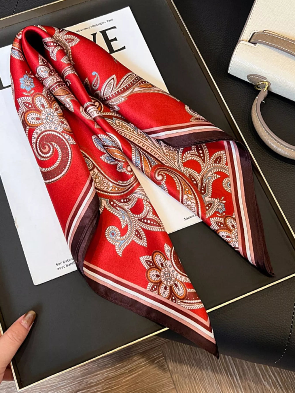 Vintage Paisley Scarf — view 8