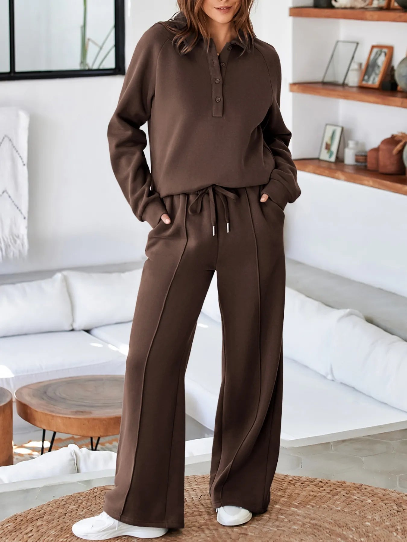 Collared Sweatshirt Set — view 10