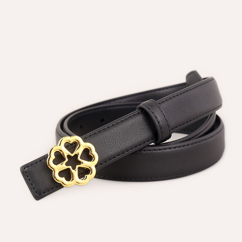 Floral Buckle Belt