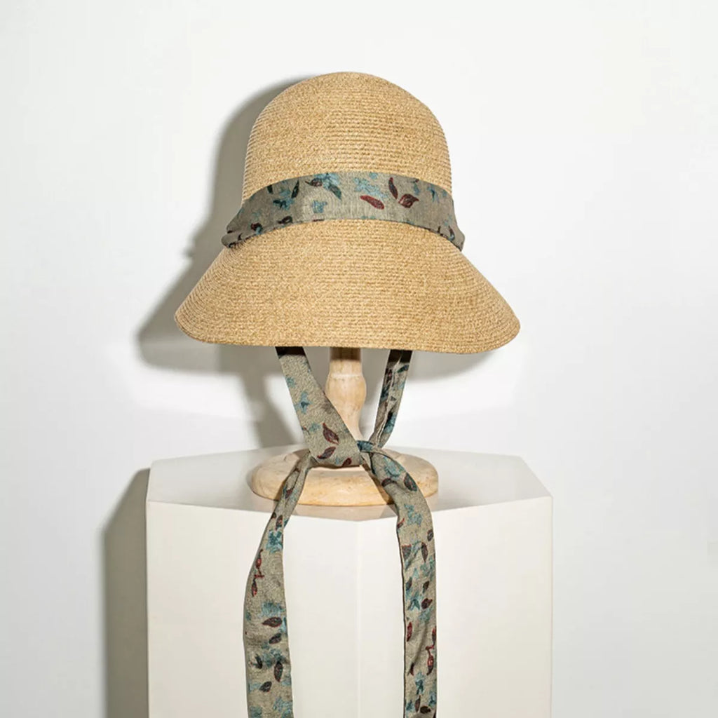 Floral Ribbon Sun Hat — view 6