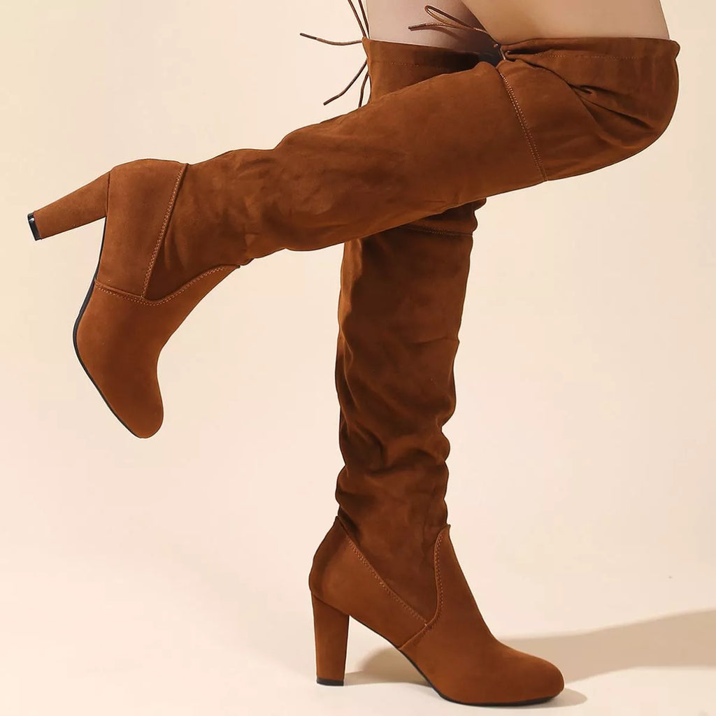 Over-the-Knee High Heel Boots — view 18