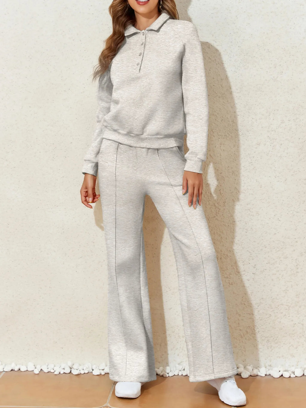 Collared Sweatshirt Set — view 3