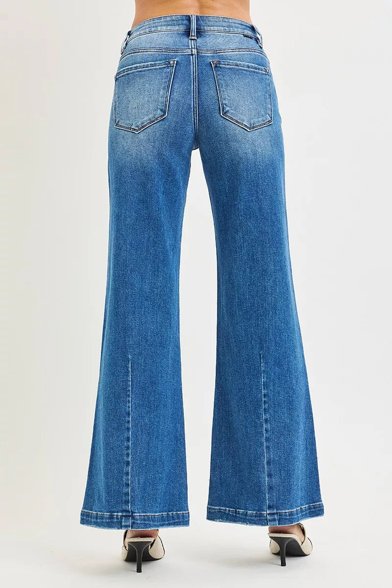 Mid Rise Wide Leg (Plus) — view 5