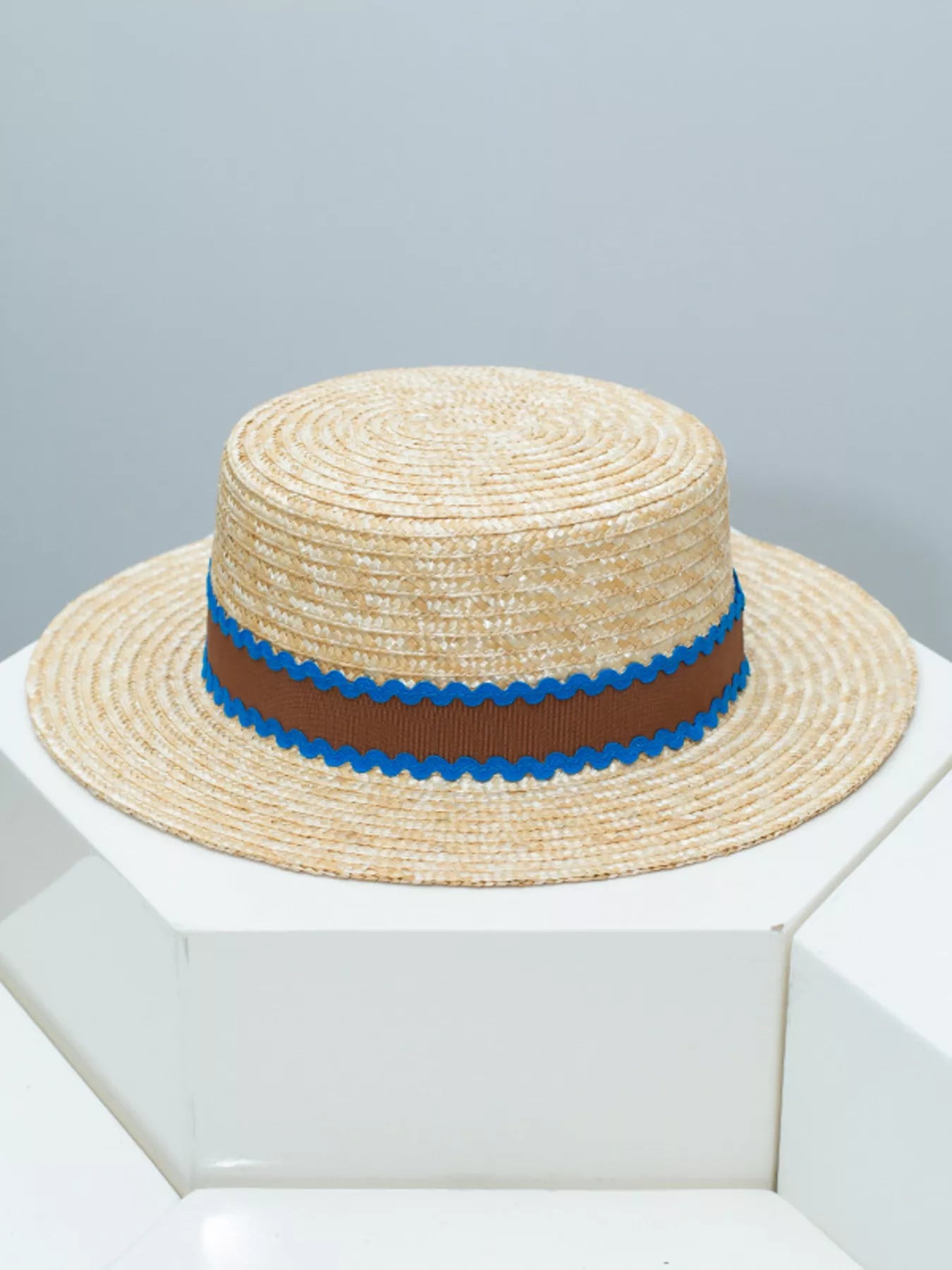 Decorative Band Boater Hat — view 4
