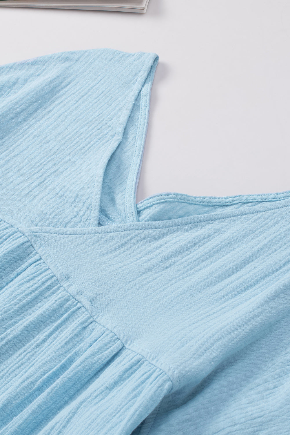 Dropped Shoulder V-Neck Blouse — view 29
