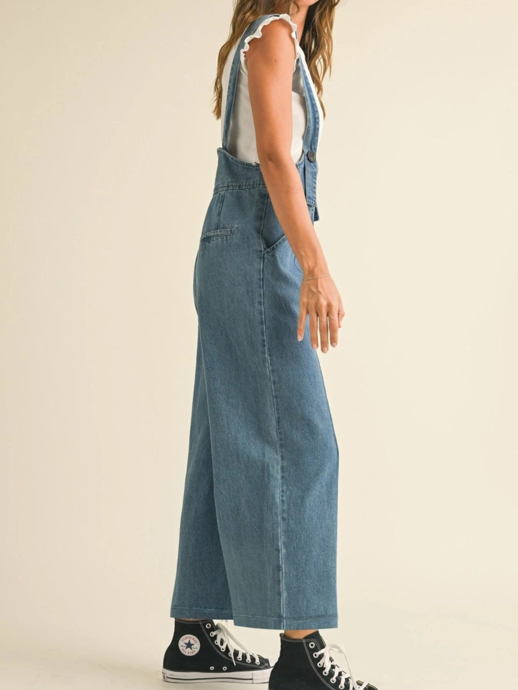 Vintage Wide Leg Overalls — view 4