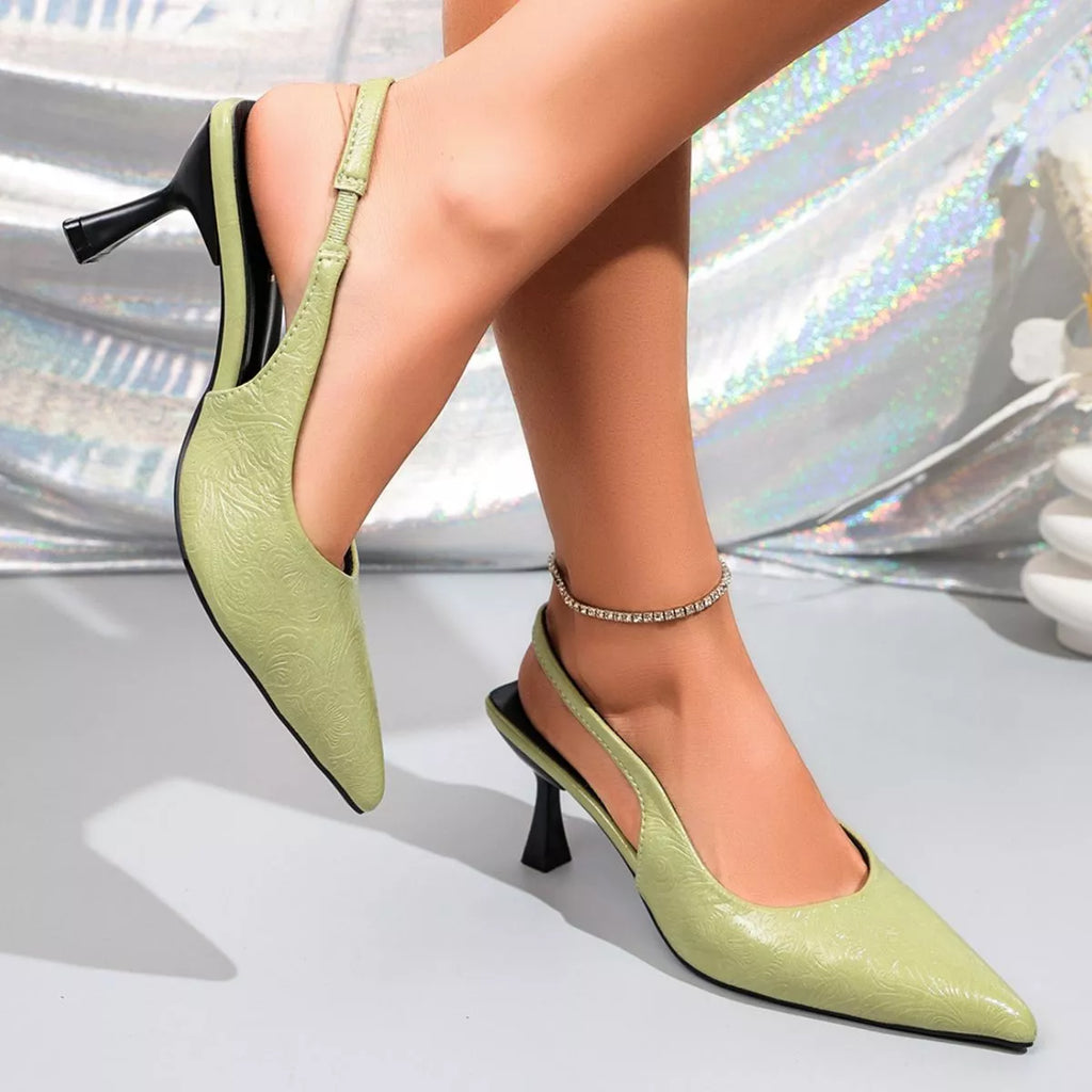 Point Toe Slingback Pumps — view 10