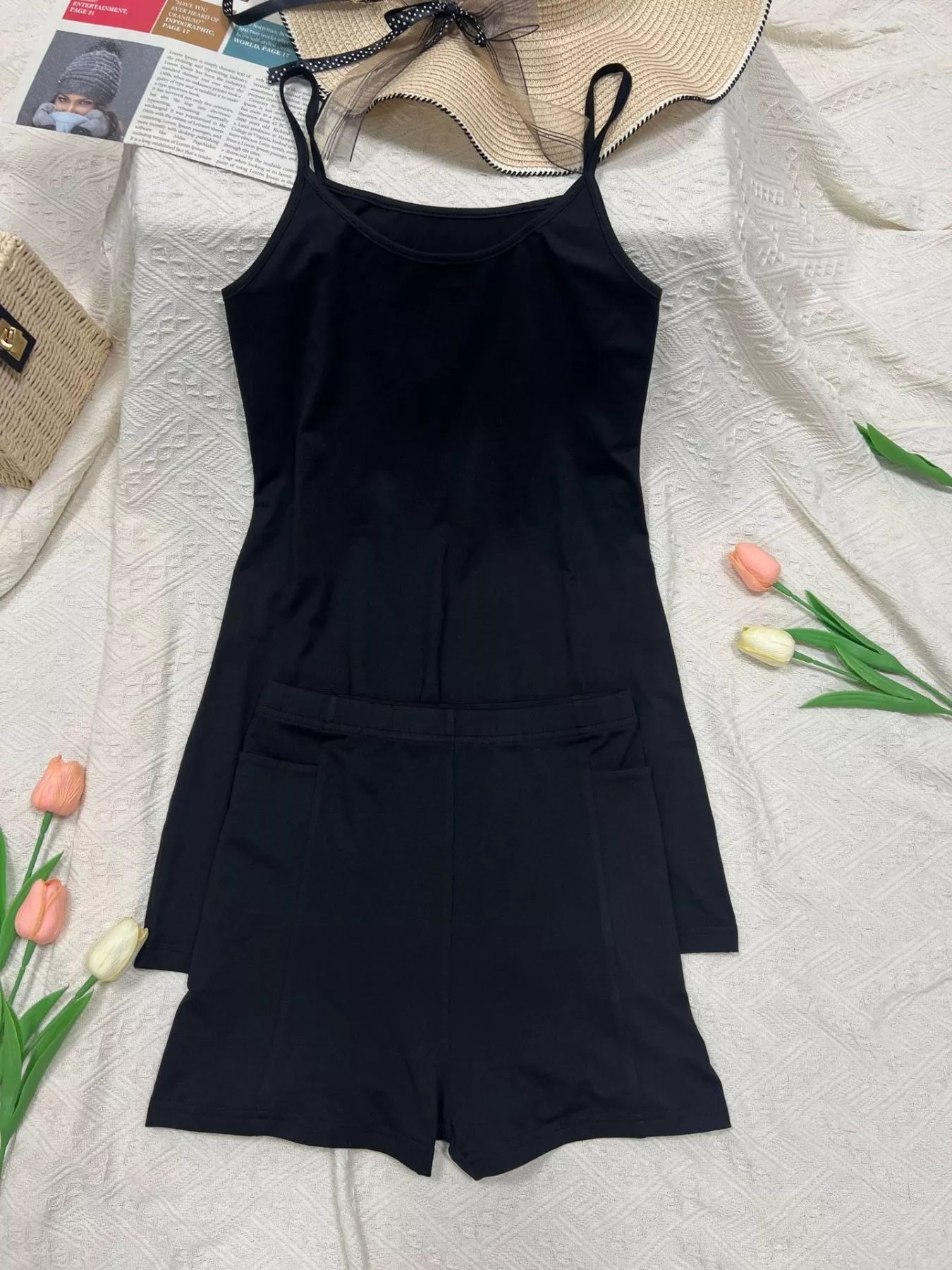 Scoop Neck Cami Set — view 3