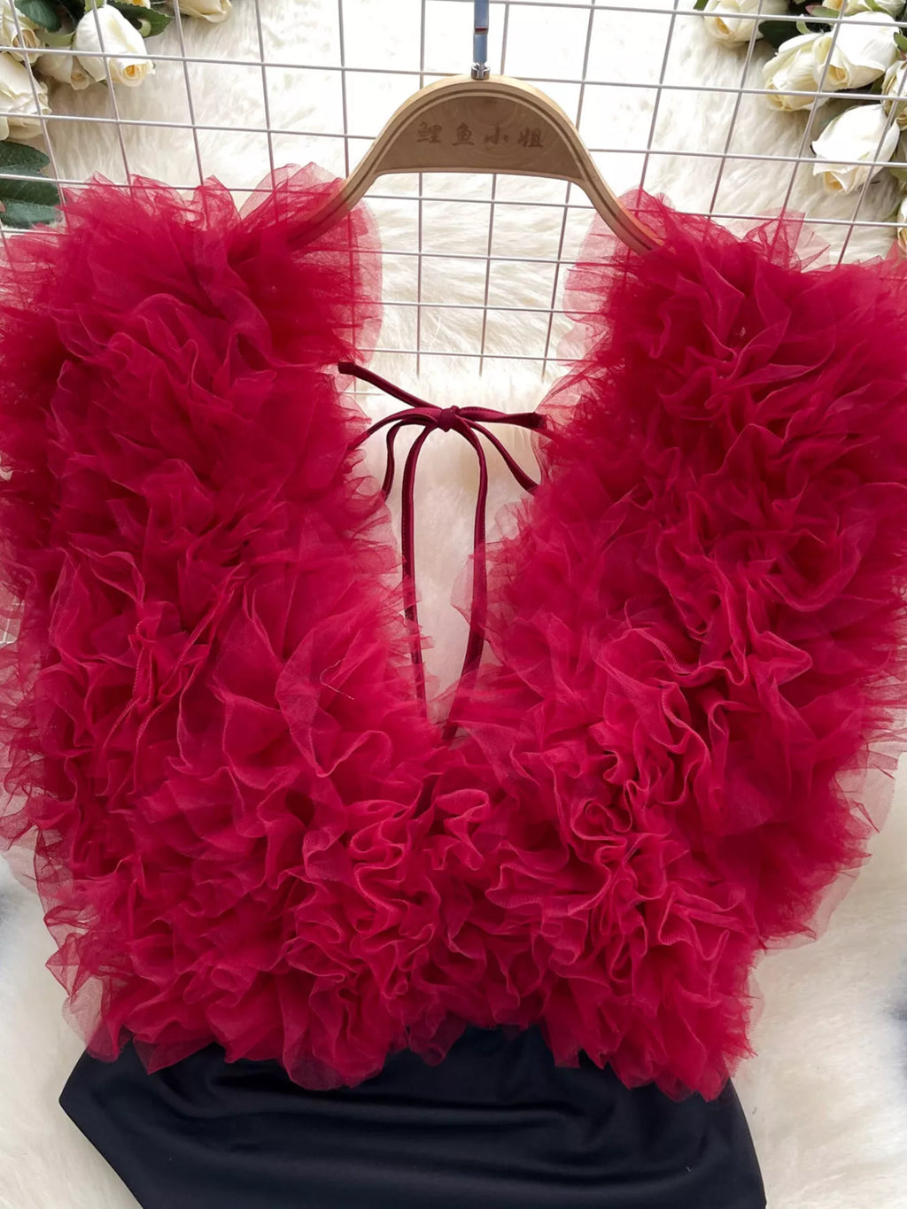 Ruffle Trim Bodysuit — view 21