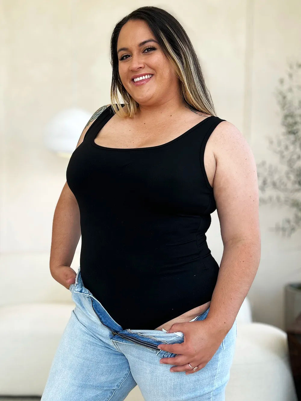 Square Neck Bodysuit — view 12