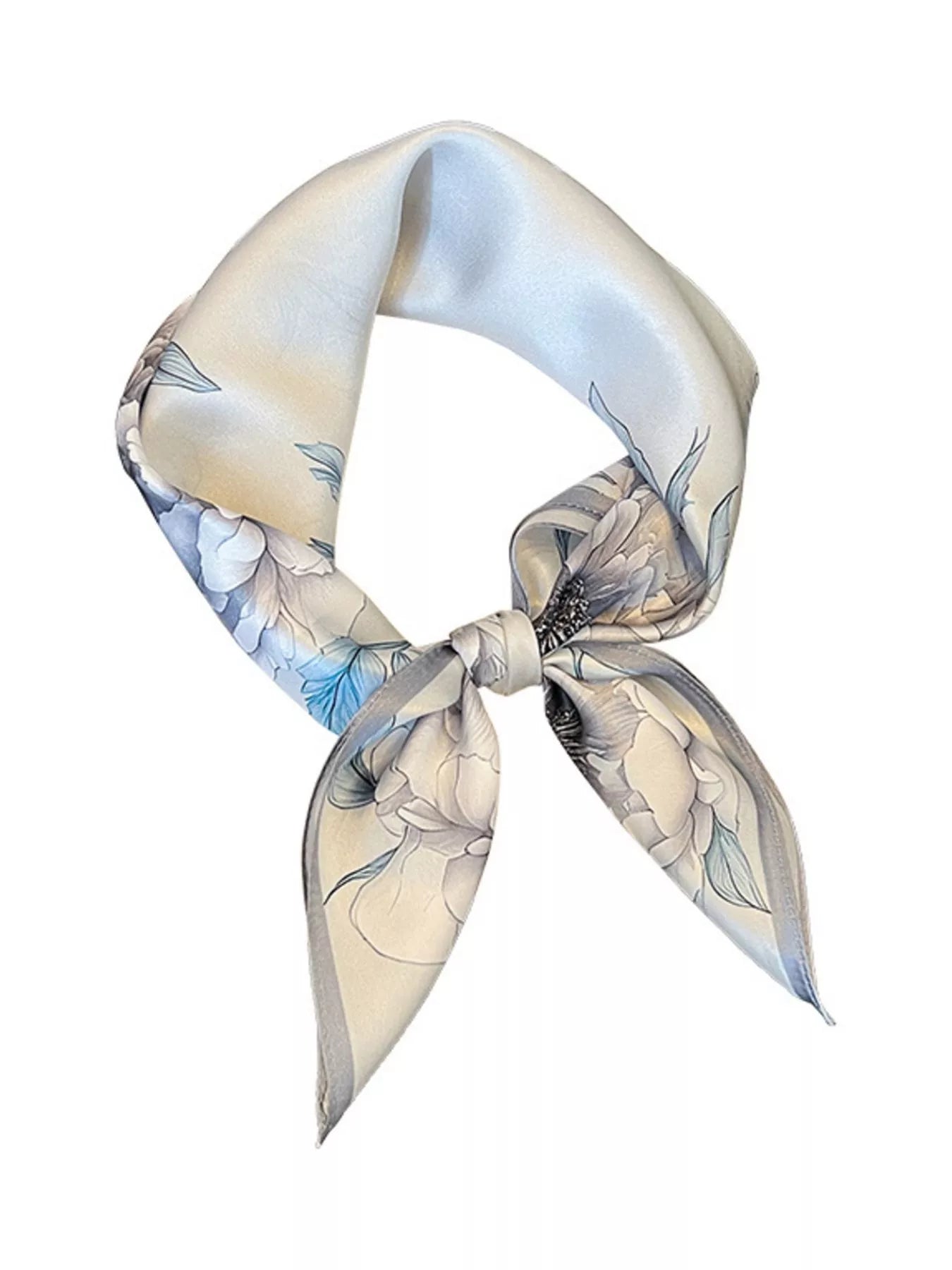 Floral Silk Scarf — view 8