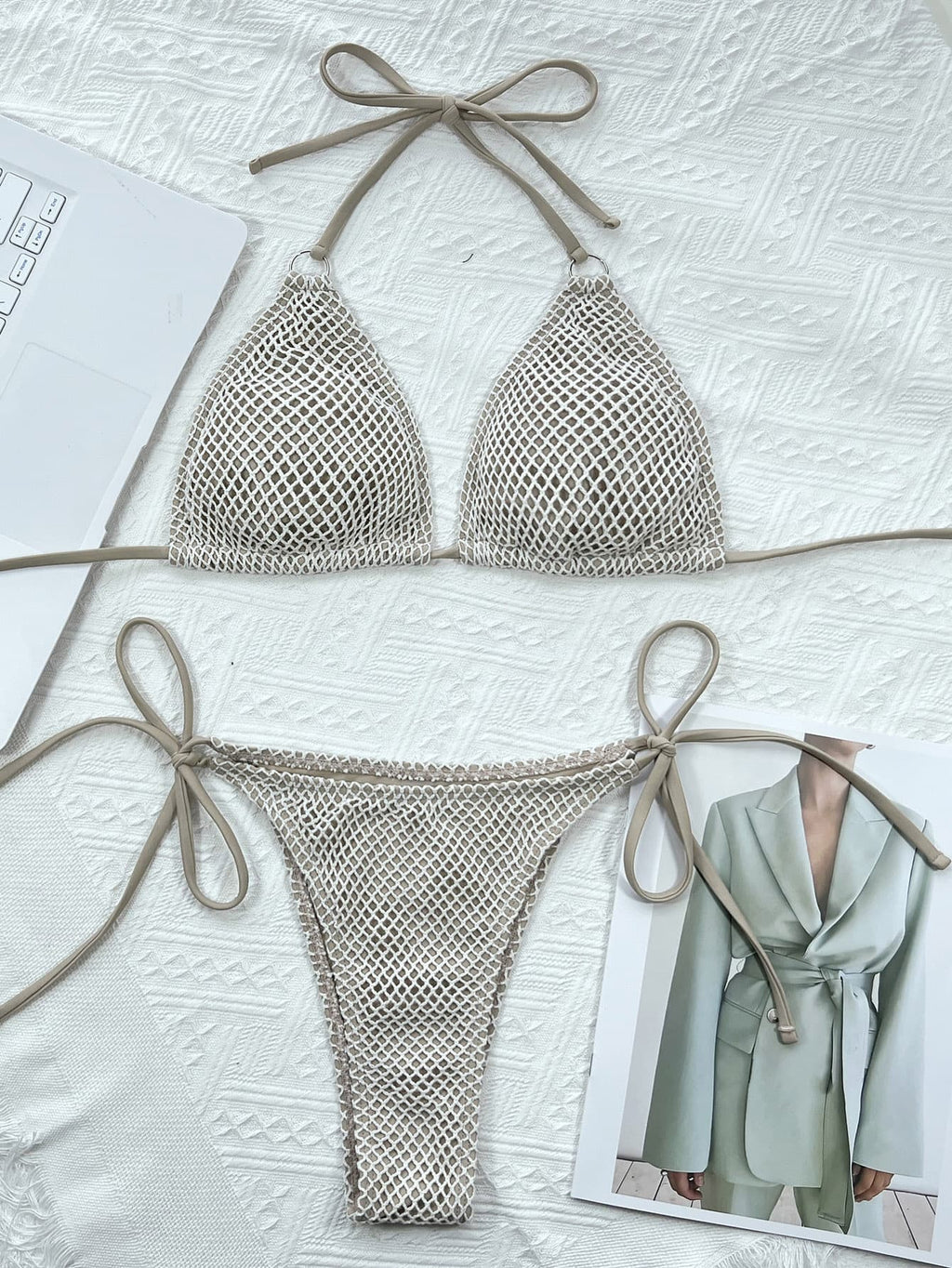 Halter Tie-Back Bikini — view 3
