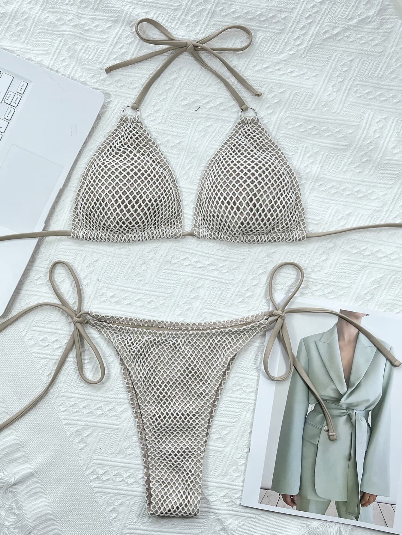 Halter Tie-Back Bikini — view 3