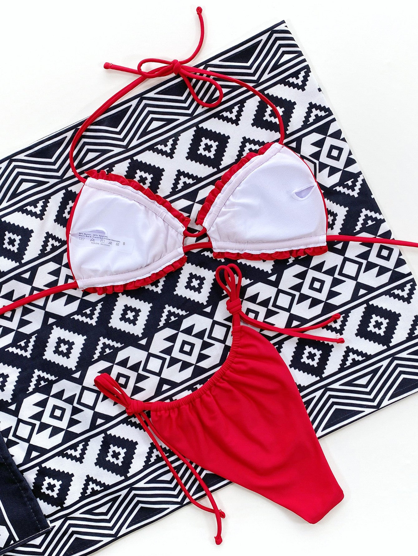 Frill Halter Bikini — view 13